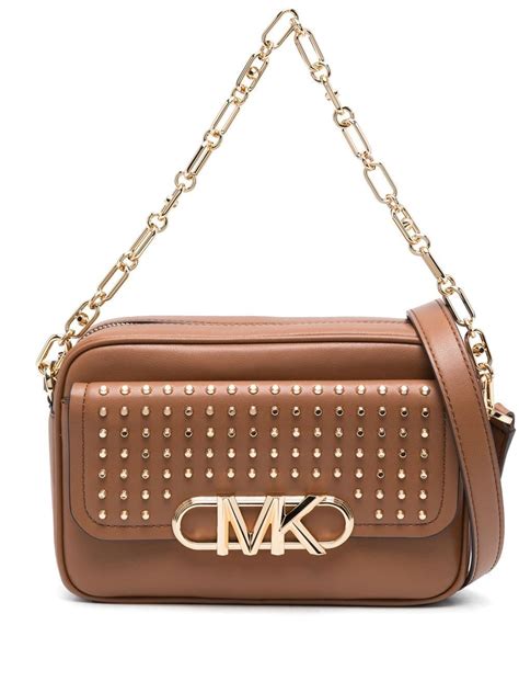 michael kors parker leather bag.